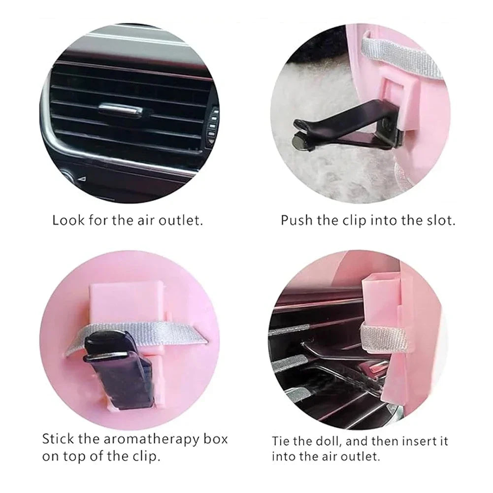 Labubu Car Ari Vent Safety Seat